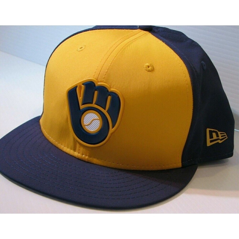 Milwaukee Brewers Baseball Cap Hat 59 Fifty New Era Fitted 7 7/8